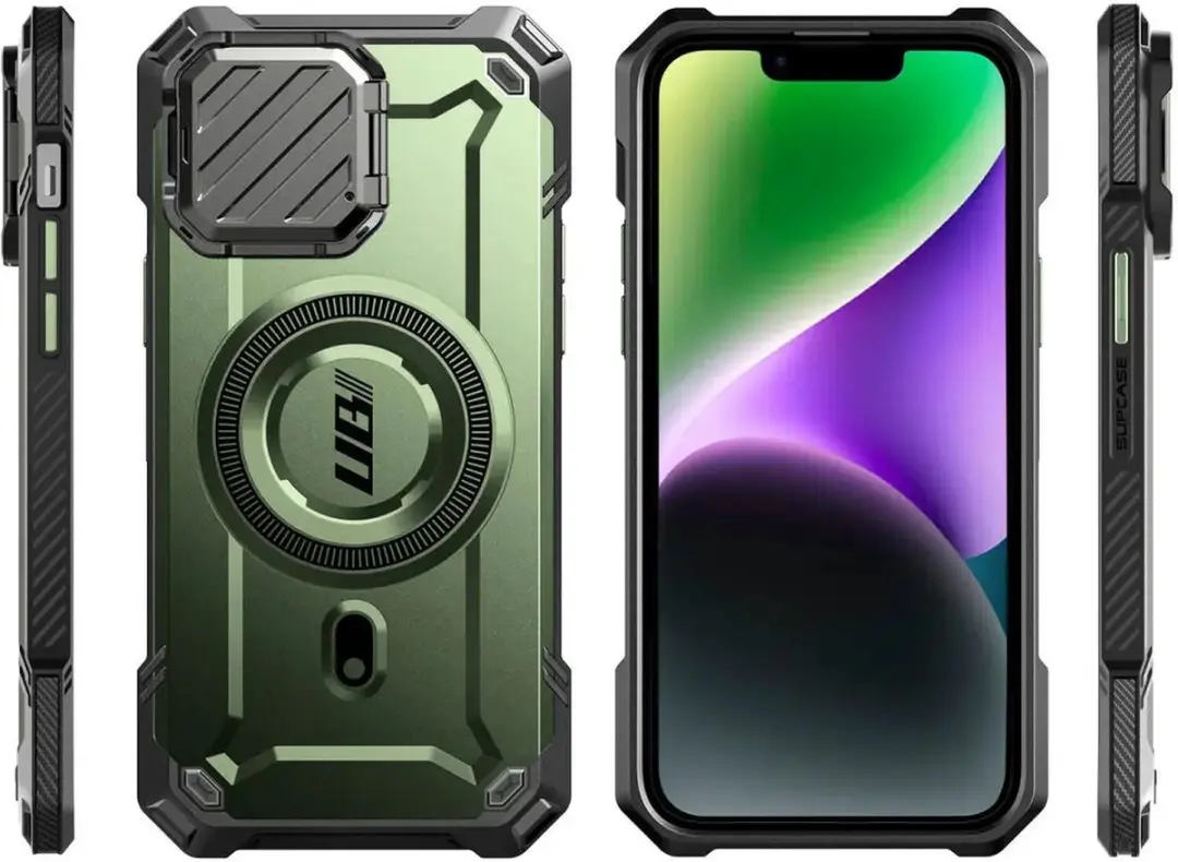 Supcase UB Pro MagXT Hoesje iPhone 16e - Groen - MagSafe