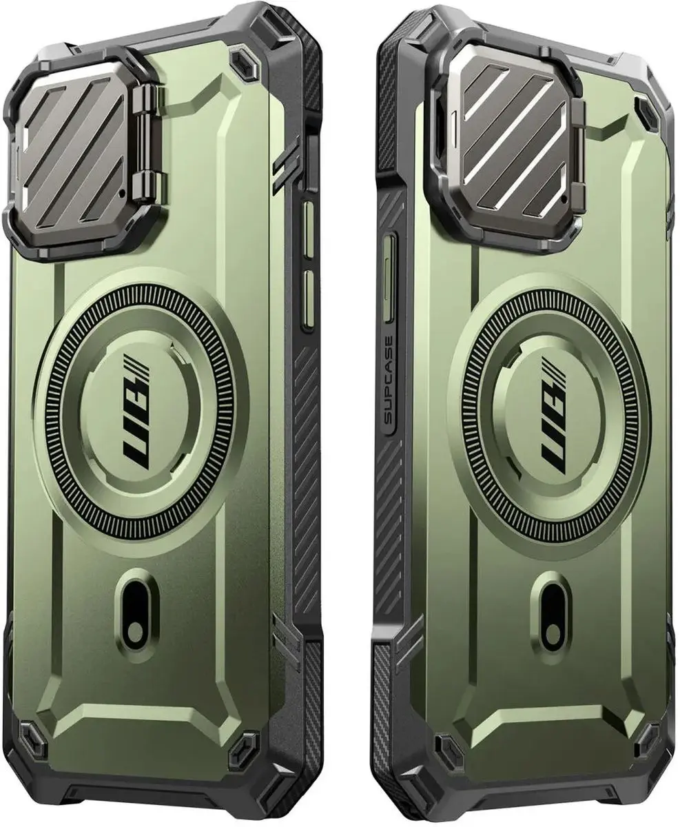 Supcase UB Pro MagXT Hoesje iPhone 16e - Groen - MagSafe