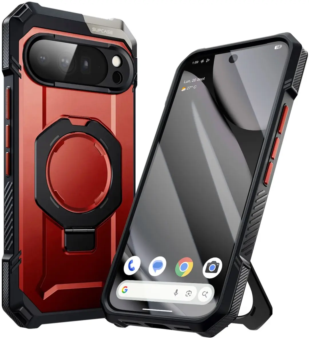 Supcase, Versterkte Hoes voor Pixel 10 Pro XL Unicorn Beetle Grip Serie met Stan