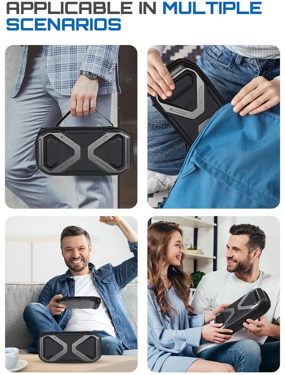 Supcase Nintendo Switch 2 Opberghoes - 24 Gamecards - Zwart