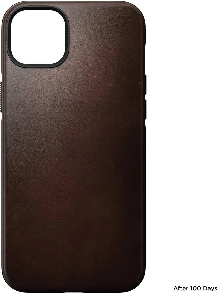 NOMAD Rugged Leather Hoesje iPhone 14 Plus - NM01279785 - Bruin - afbeelding 6 van 6