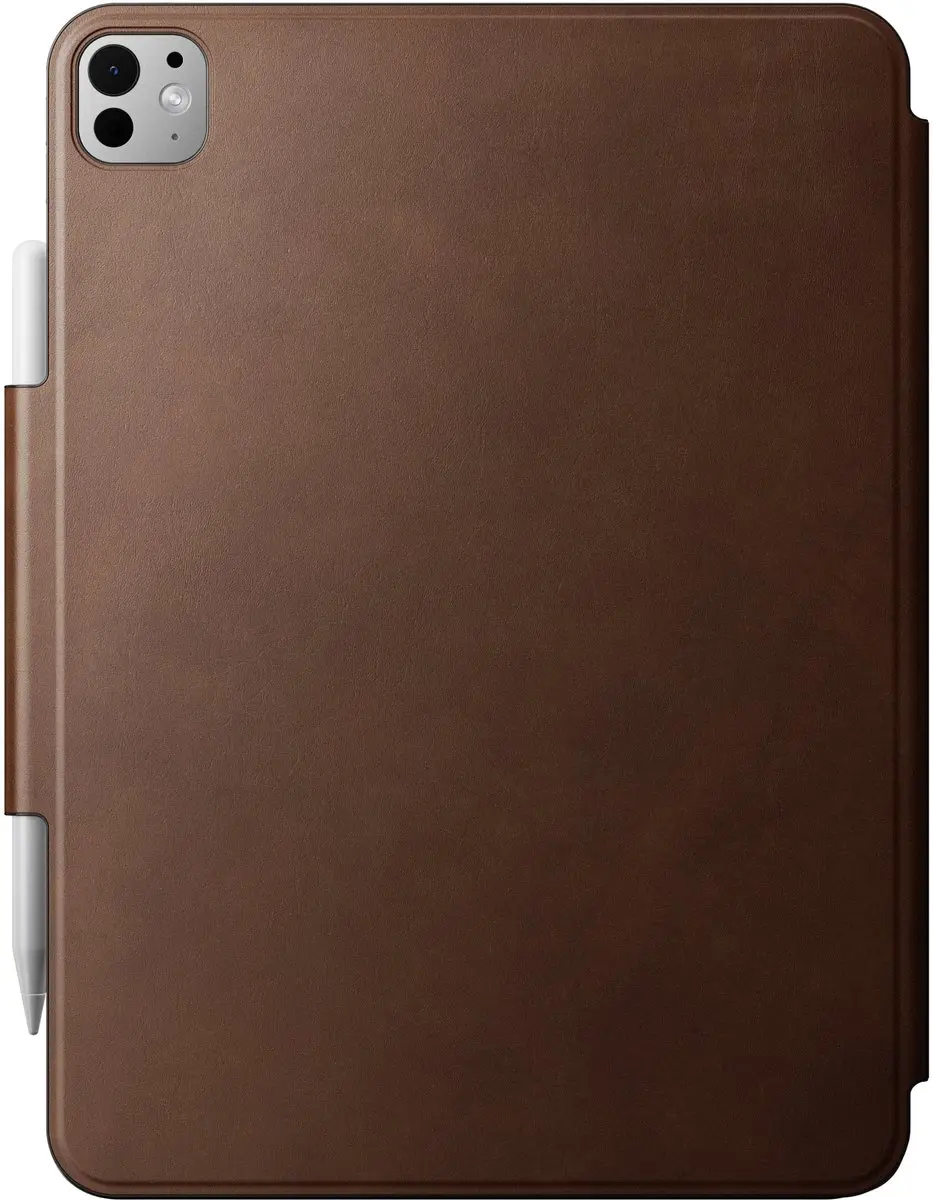 NOMAD Lederen Folio Hoesje iPad Pro 11 (M4-M5) - Bruin