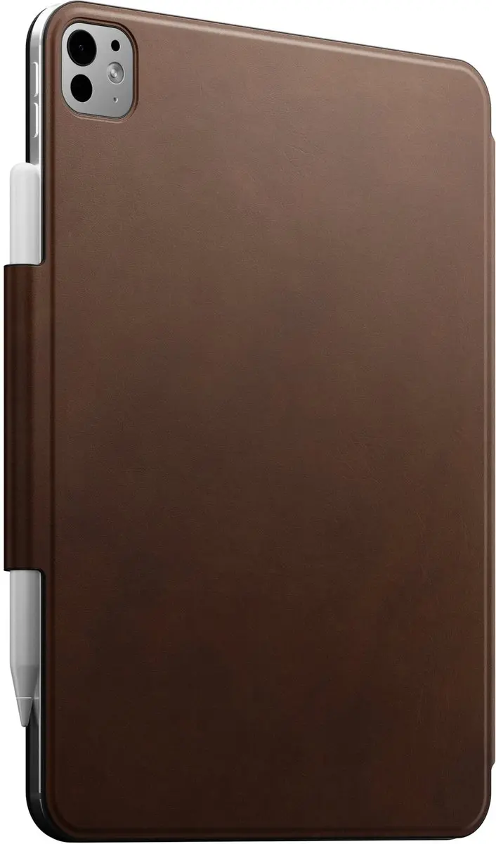 NOMAD Lederen Folio Hoesje iPad Pro 11 (M4-M5) - Bruin