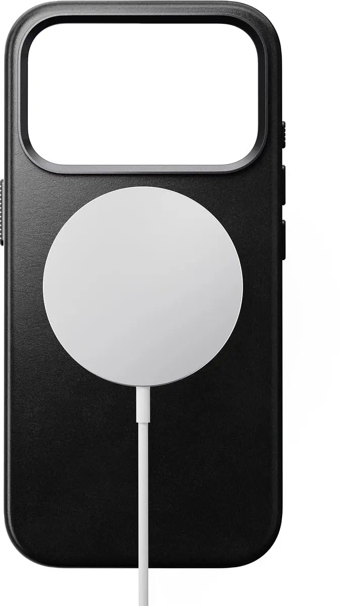 NOMAD Traditional Horween Hoesje iPhone 17 Pro 114736114040 - Zwart
