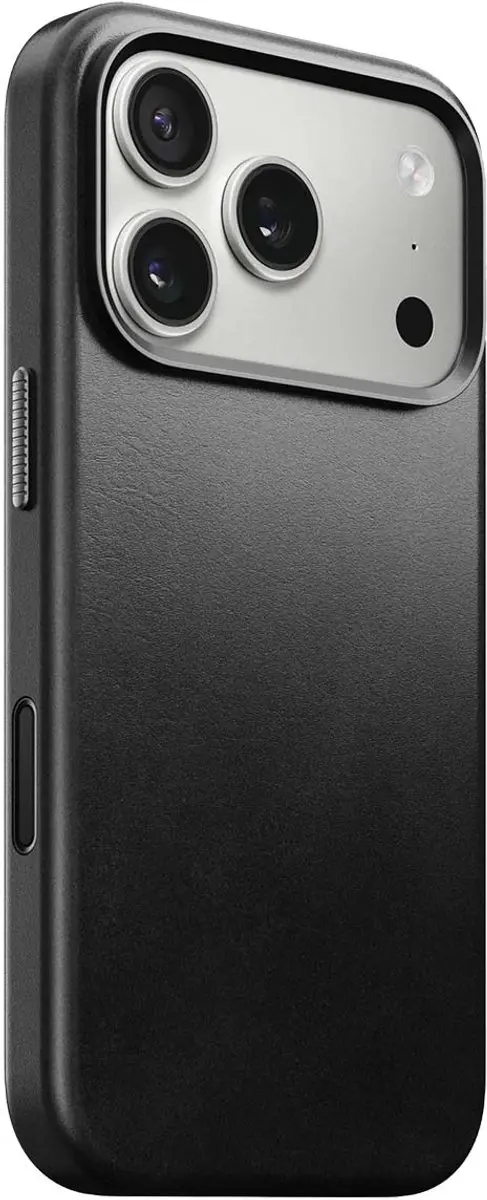 NOMAD Traditional Horween Hoesje iPhone 17 Pro 114736114040 - Zwart