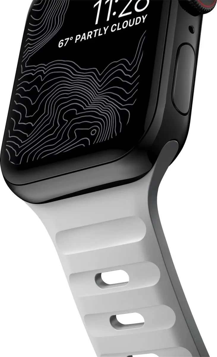 NOMAD Sport Horlogeband 45-49mm - Grijs - FKM Rubber