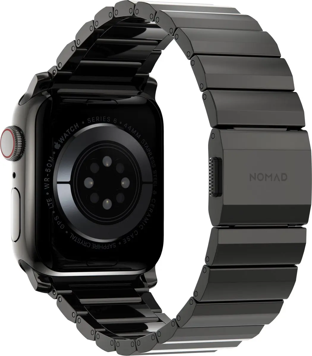 NOMAD Steel Band Apple Watch 44-49mm - Grijs