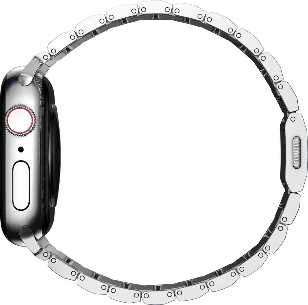 NOMAD Steel Band Apple Watch 44-49mm - Grijs