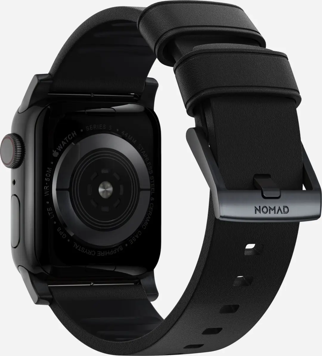 NOMAD Active Strap Pro - Apple Watch 49/45/44mm - Zwart
