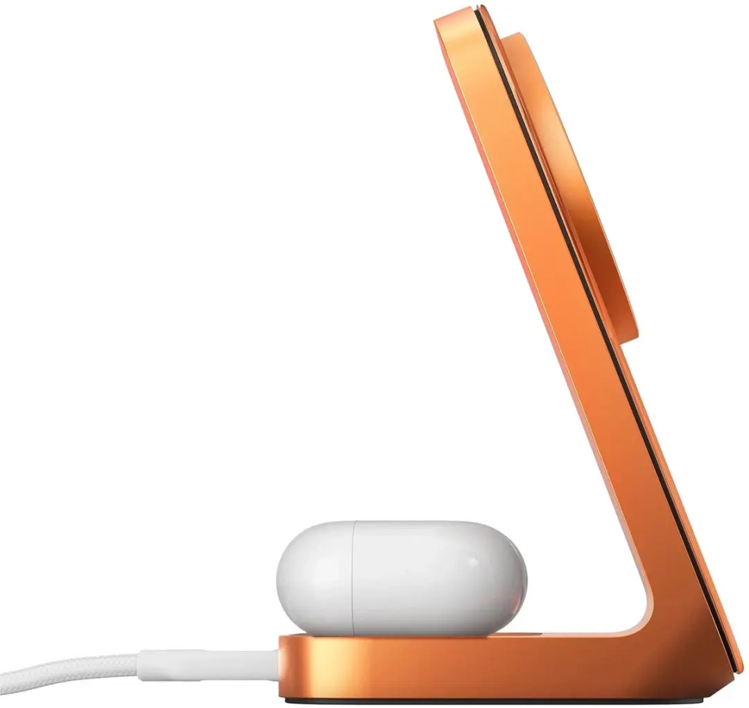 NOMAD Stand One MagSafe Qi2.2 Draadloze Oplader 25W - Oranje