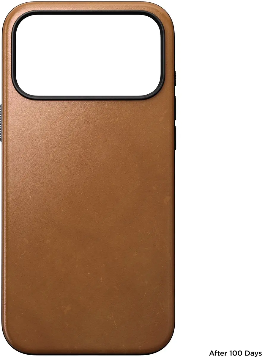 Nomad Modern Lederen Hoesje iPhone 17 Pro Max