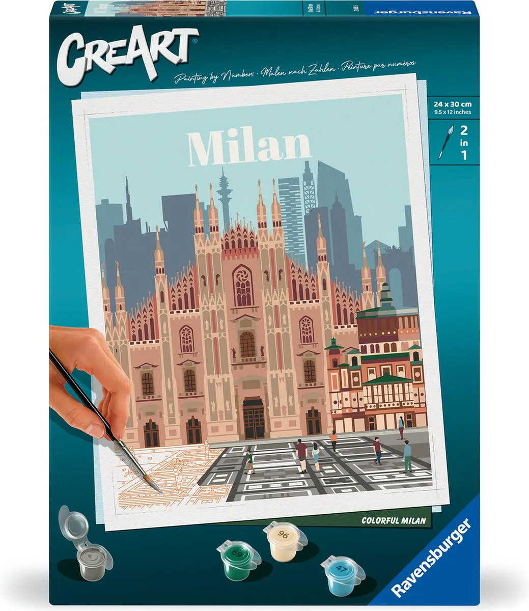 Ravensburger CreArt Colorful Milan Schilderen op nummer