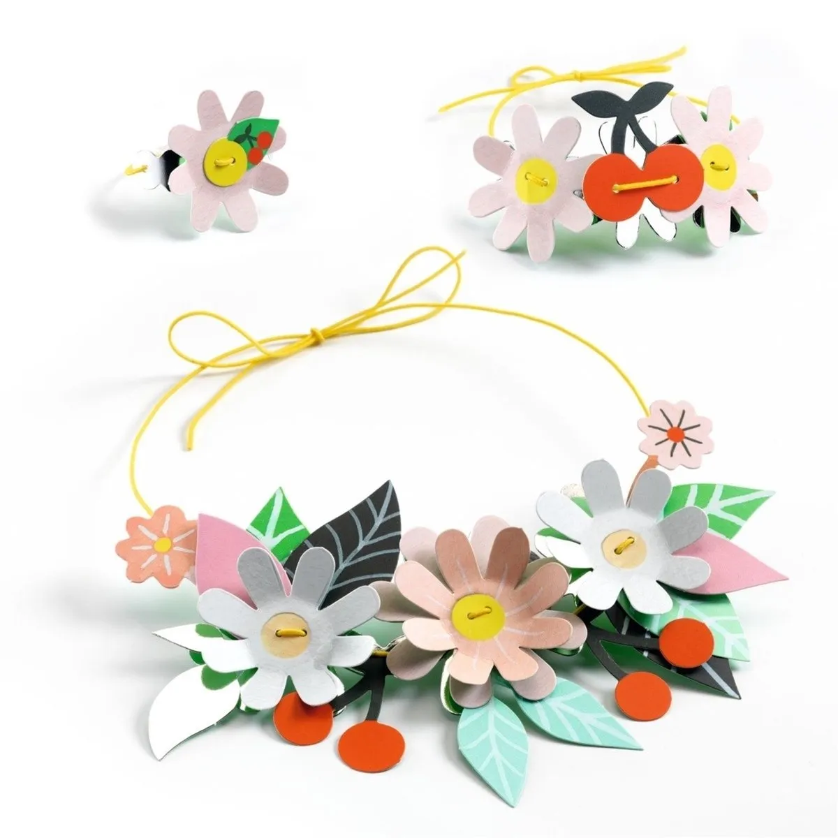 Djeco Colourful Fun Sieraden Knutselset - Multicolor