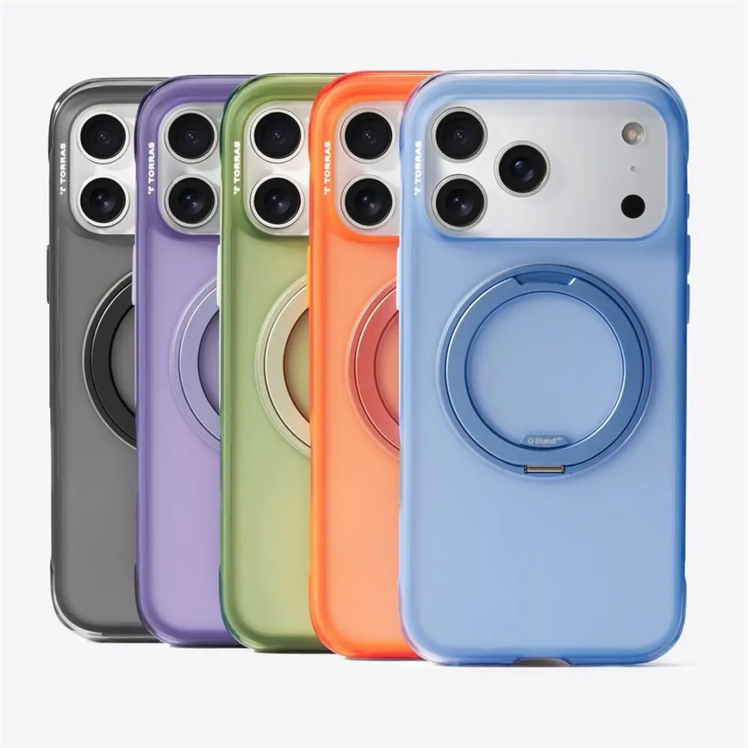 Torras O3 Air Spin Hoesje iPhone 16 Pro - MagSafe/Zwart