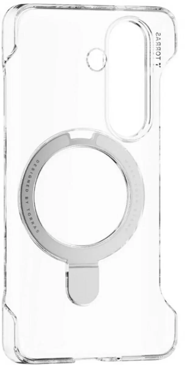 Torras UPro Ostand Spin Hoesje - Samsung Galaxy S26 - Transparant