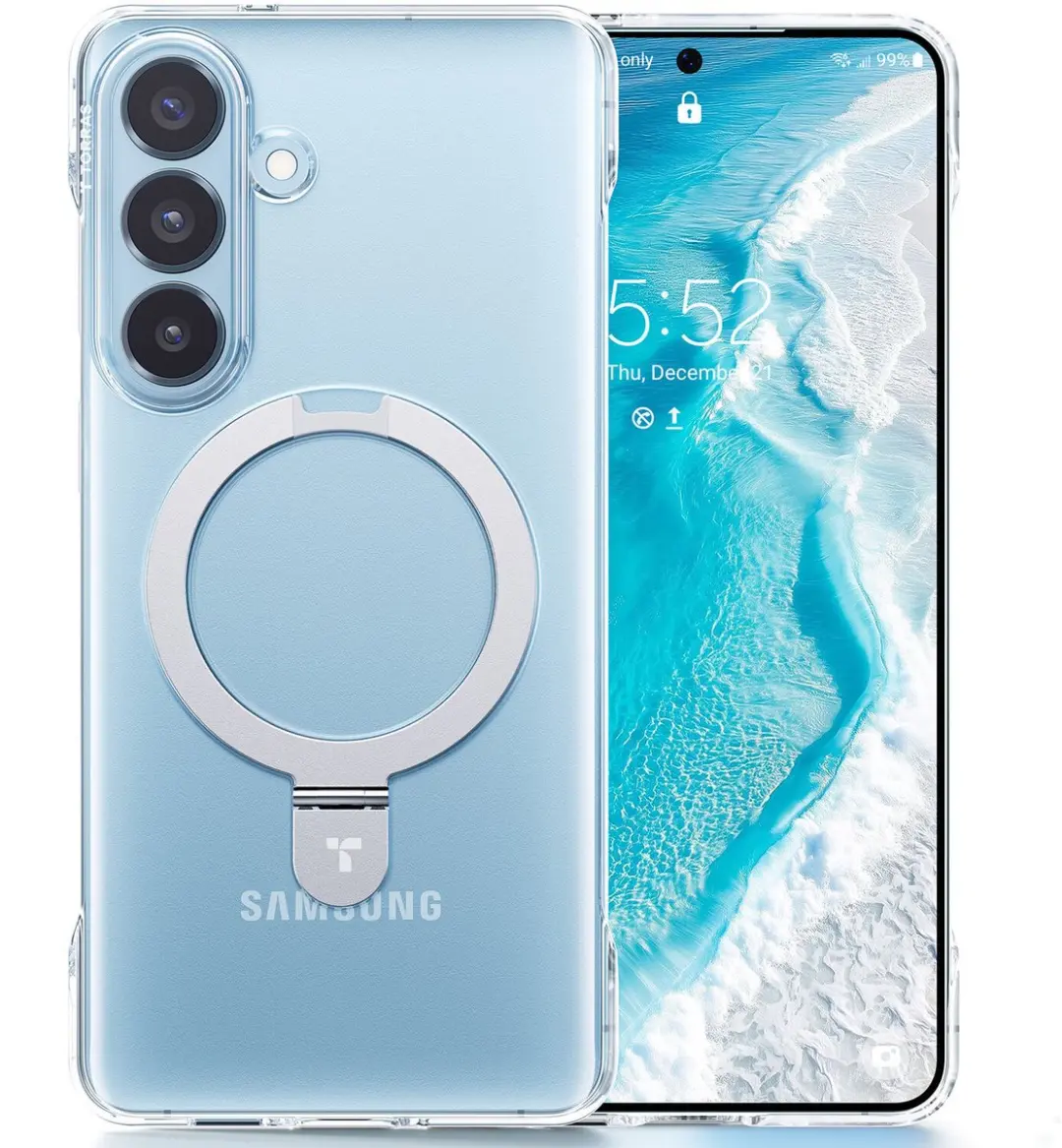 TORRAS UPro Ostand Spin Hoesje Geschikt voor Samsung Galaxy S26