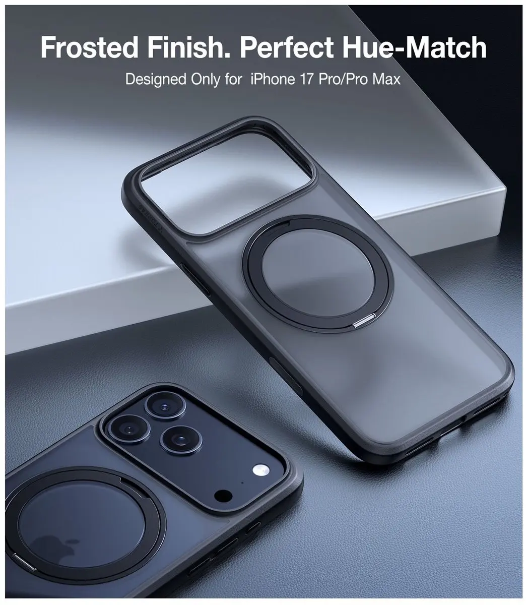 Torras UPro Ostand Pro Hoesje iPhone 17 Pro - MagSafe - Zwart
