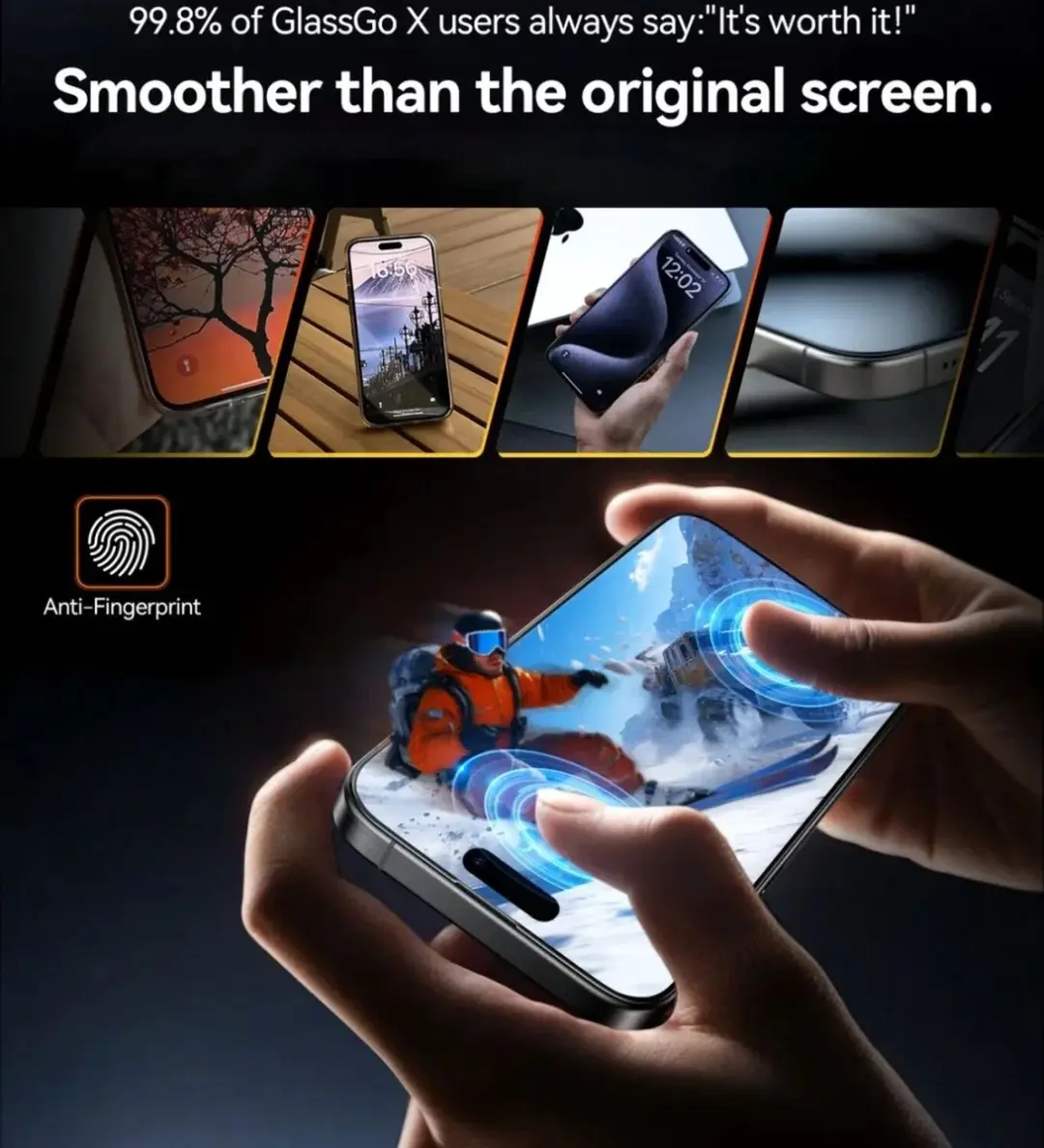 Torras Install Master 9H Glas iPhone 16 - Screen Protector