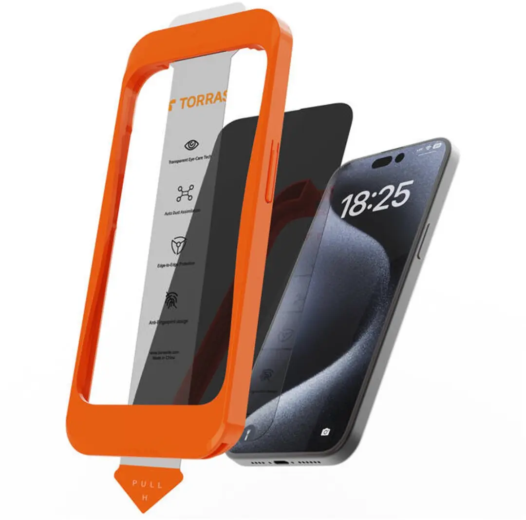 Torras Install Master 9H Glas iPhone 16 - Screen Protector