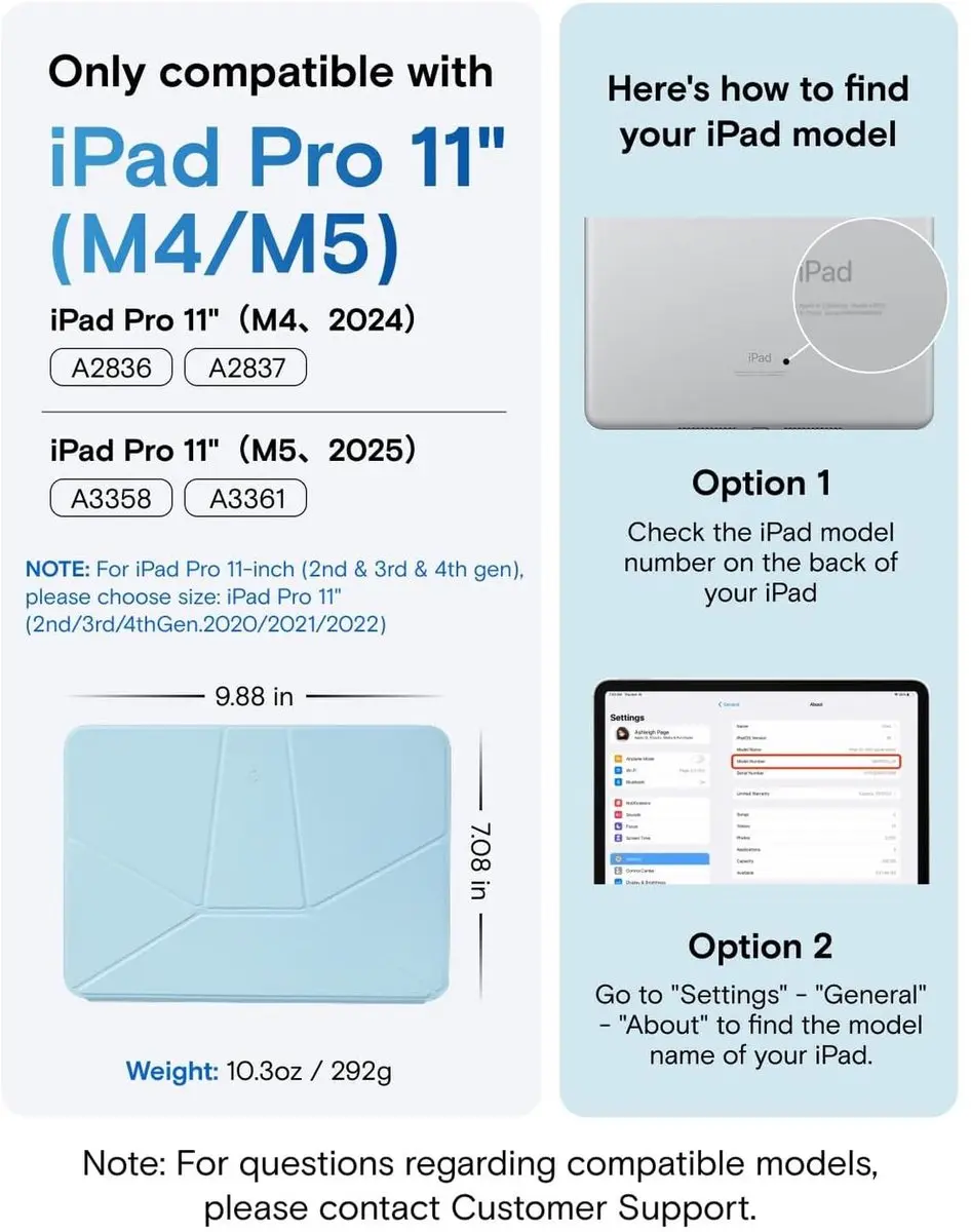 MOFT Dynamic Folio Book Case iPad Pro 11 - Blauw