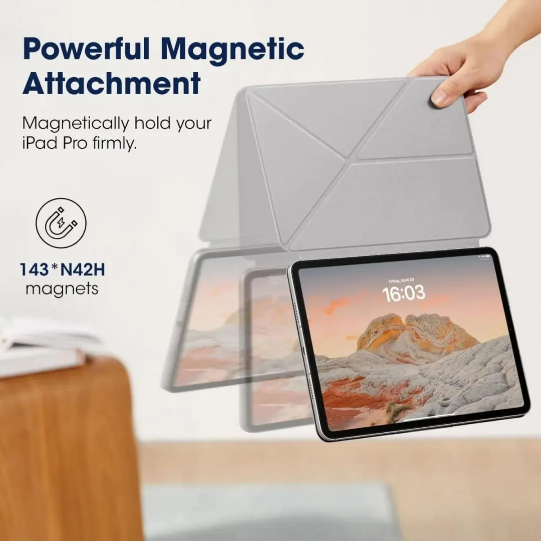 Pitaka MagEZ Folio 2 - iPad Pro 11 2024 Hoes - Wit