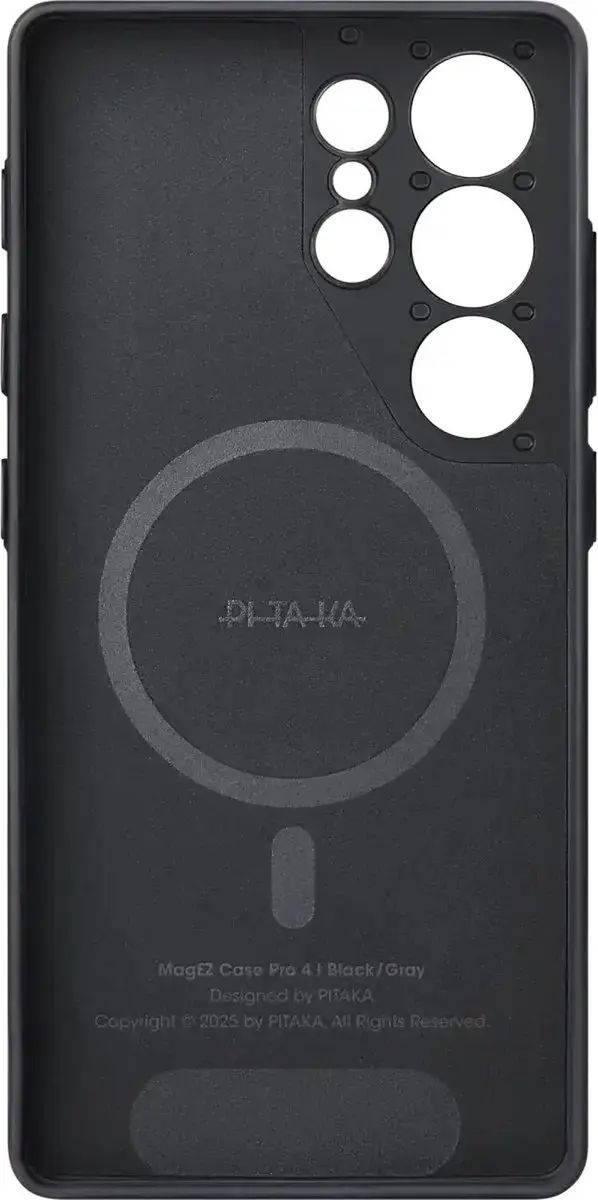 Pitaka Cairn Aaron Hoesje S25 Ultra - 1500D Aramide - MagSafe - Zwart