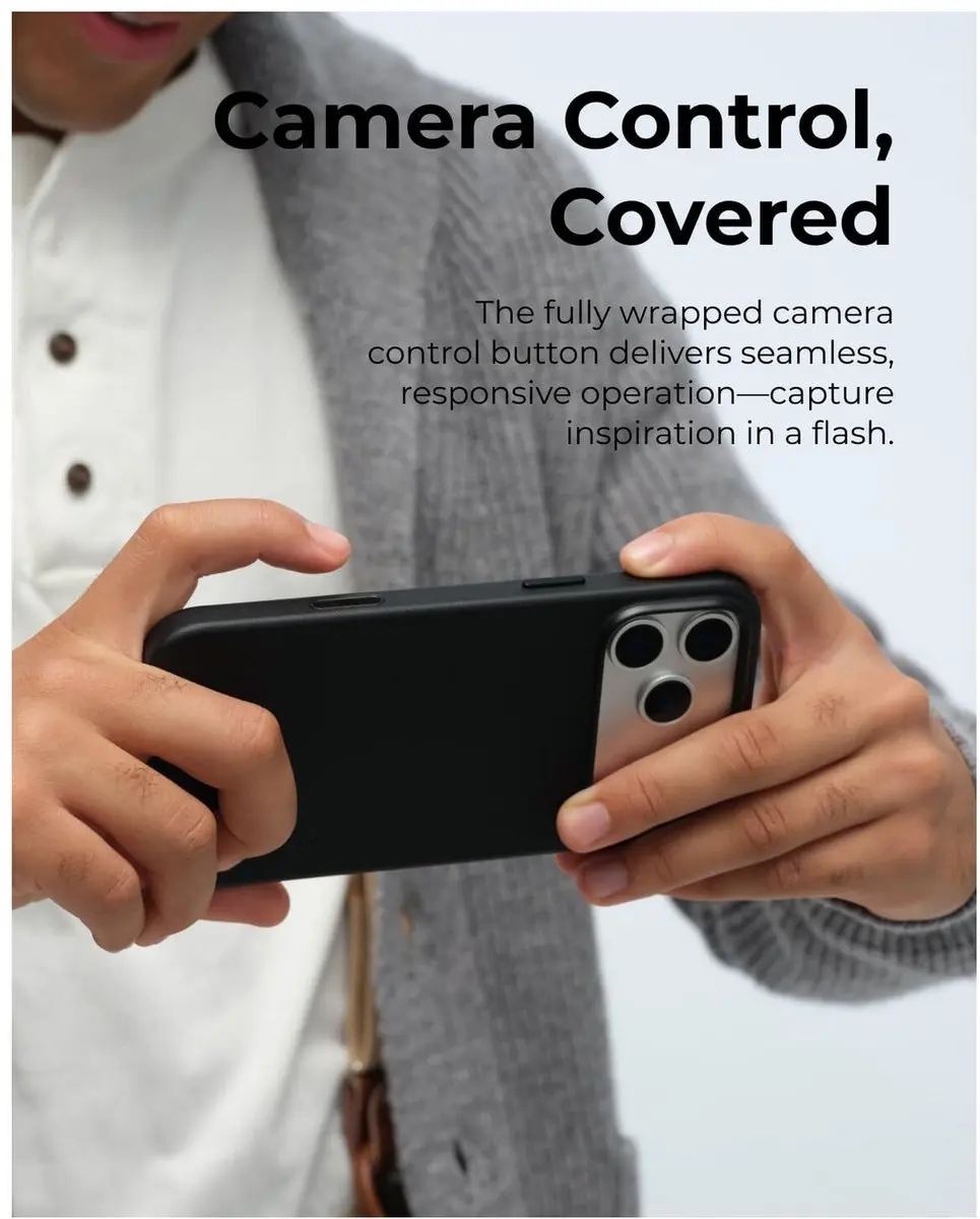 MOFT MOVAS Snap Back Cover iPhone 17 - MagSafe - Zwart