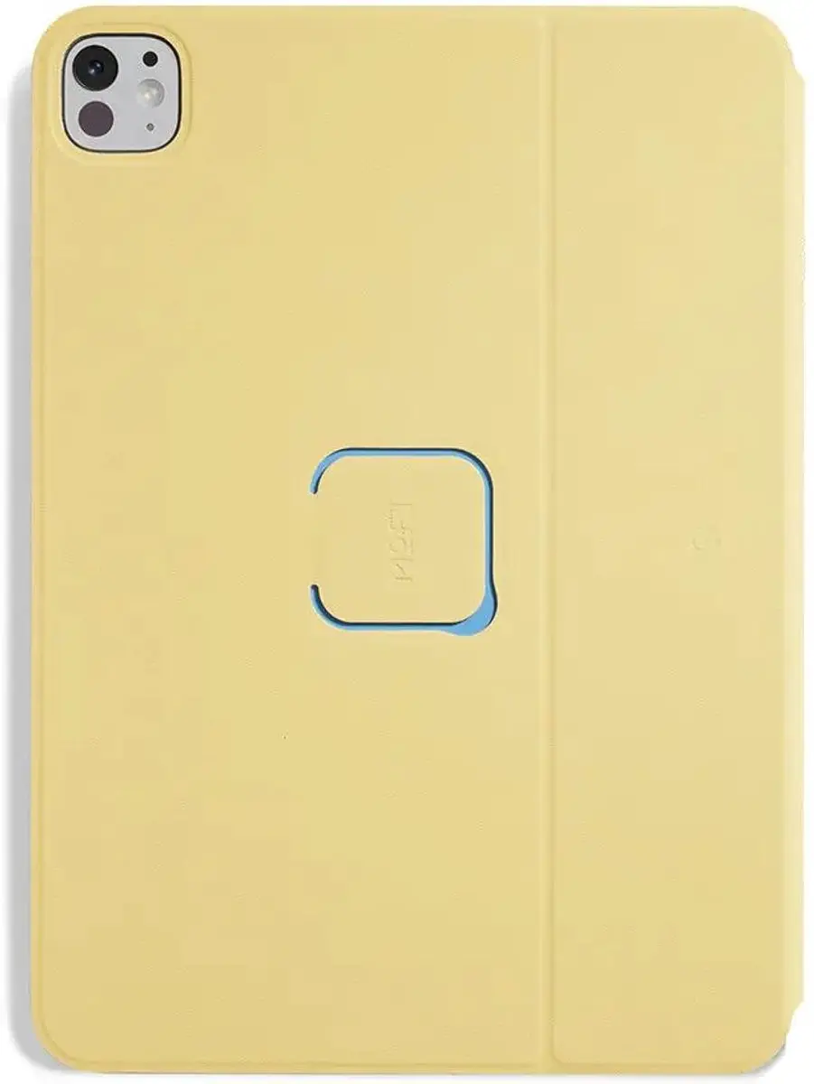 MOFT Dynamic Folio Book Case iPad Mini 6/7 - Magnetisch Vegan Leer - Blauw/Geel - afbeelding 6 van 6