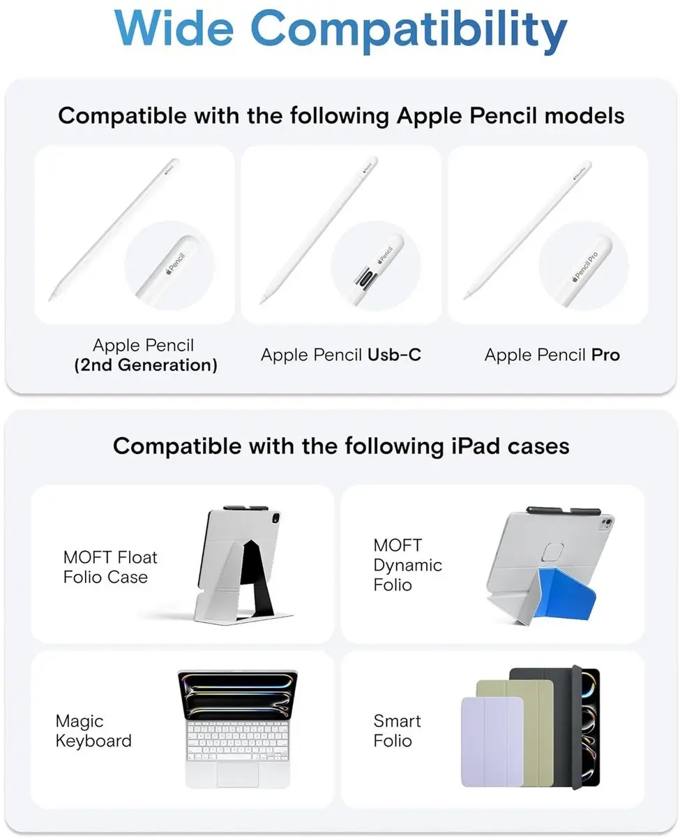 MOFT Apple Pencil Houder - Zwart