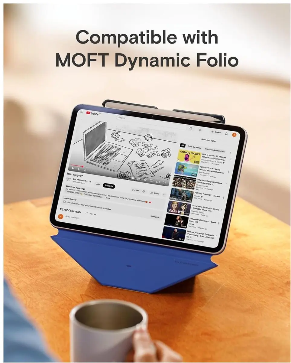 MOFT Apple Pencil Houder - Zwart