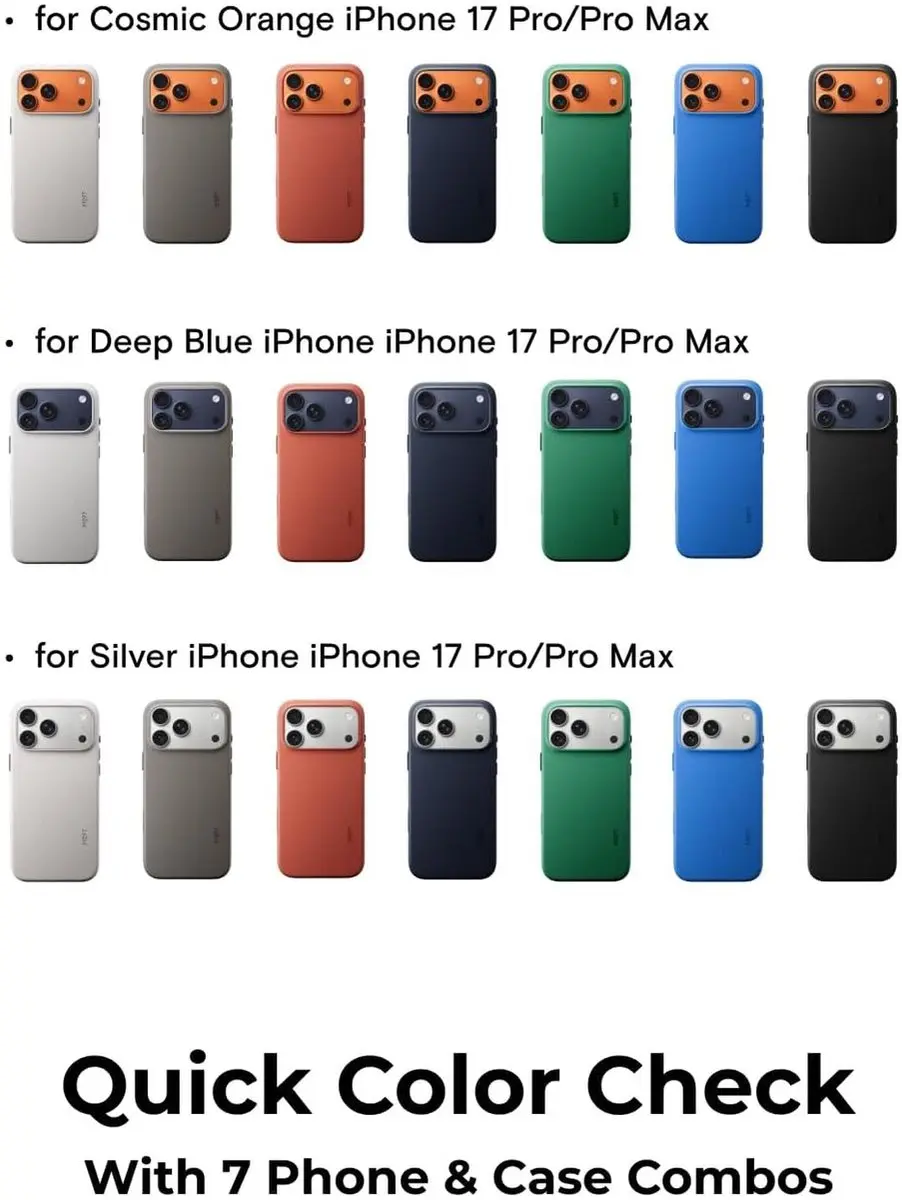 MOFT MOVAS Snap Back Cover iPhone 17 - Grijs