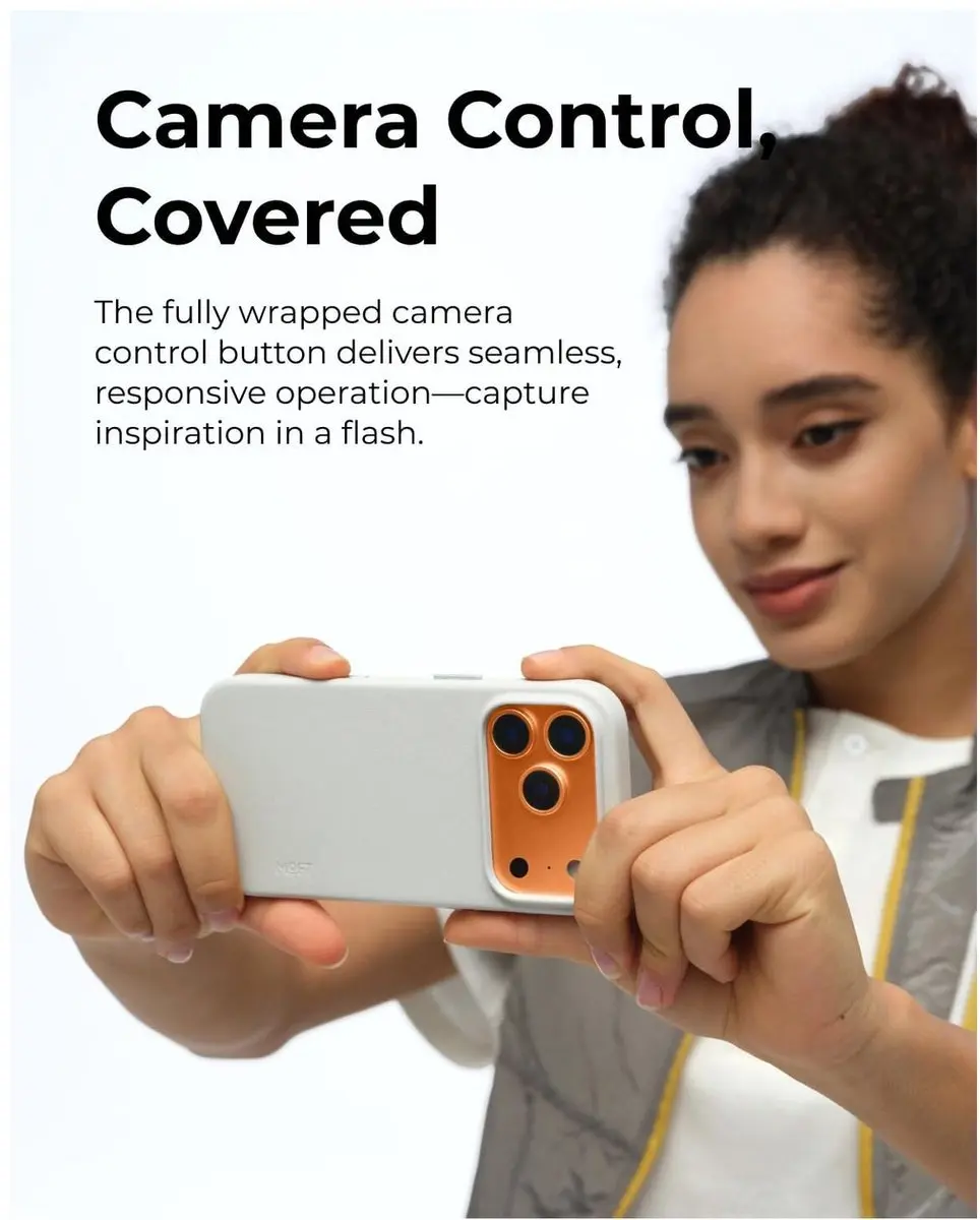 MOFT MOVAS Snap Back Cover iPhone 17 - Grijs
