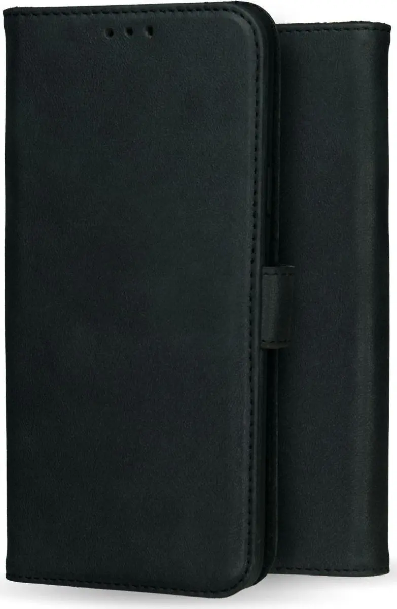 Rosso Deluxe Book Case OnePlus 6 - 3 Pasjes - Zwart - afbeelding 6 van 6