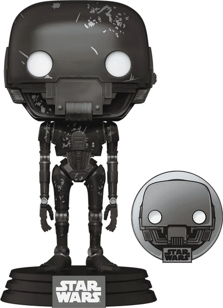 Funko Pop! Star Wars K-2SO Jedha with Pin - 55497 - Veelkleurig