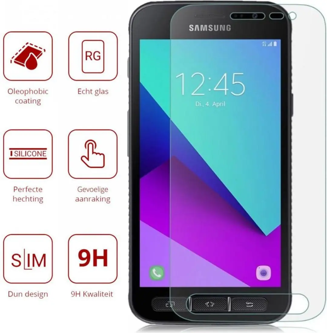 Rosso 9H Tempered Glass Screen Protector Samsung Galaxy Xcover 4s
