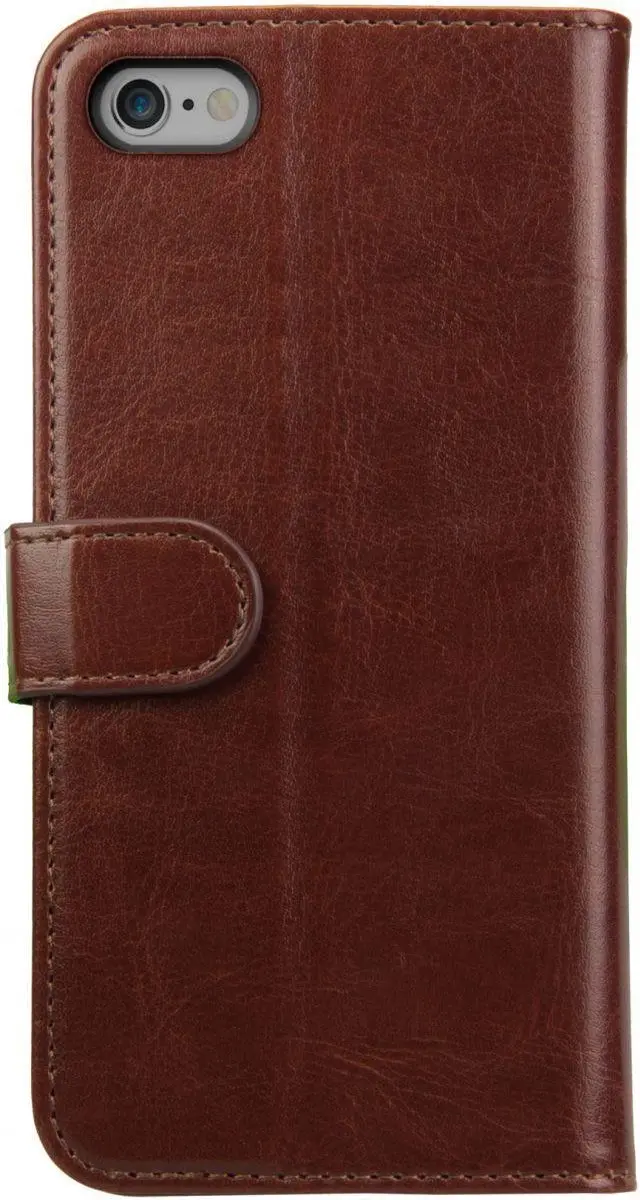 Rosso Element Book Case Wallet iPhone 6/6s Plus - 3 Pasjes - Bruin