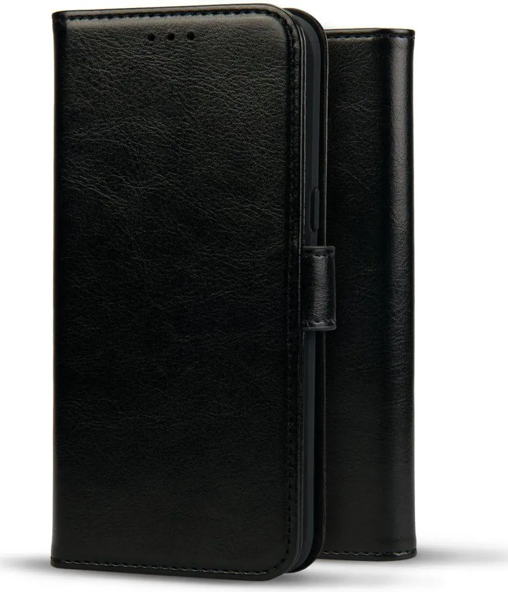 Rosso Element Book Case Wallet iPhone 6/6s Plus - 3 Pasjes - Zwart