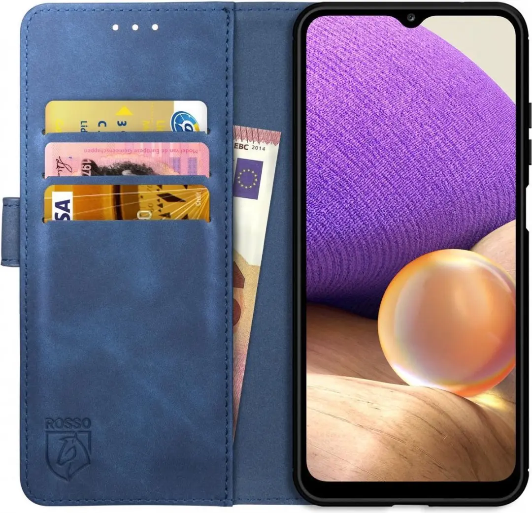 Rosso Element Book Case Wallet Hoesje Geschikt voor Samsung Galaxy A32 5G
