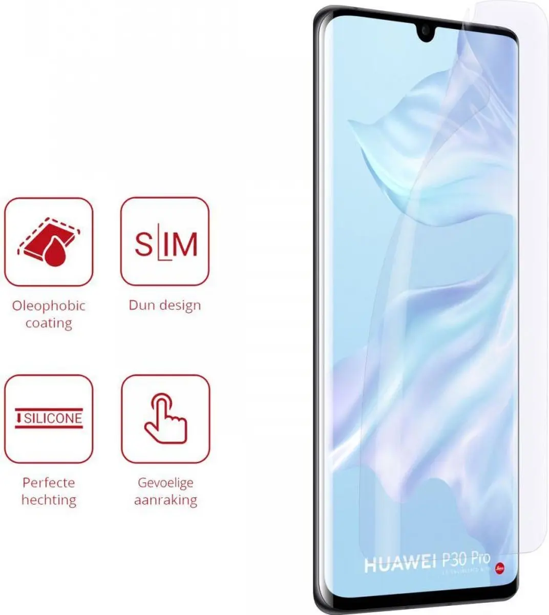 Rosso Screen Protector Ultra Clear - 2 Stuks - Huawei P30 Pro New Edition
