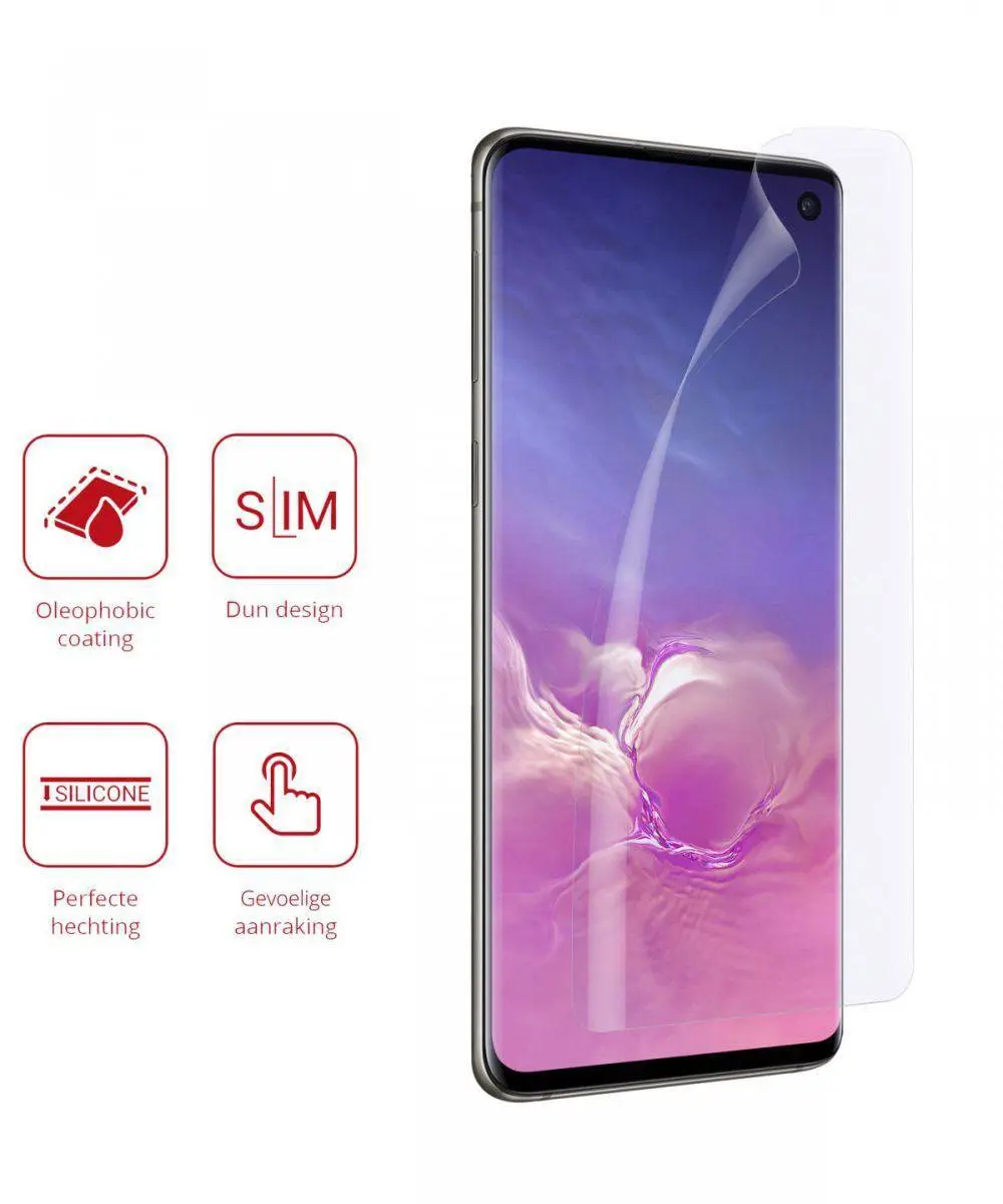 Rosso Screen Protector Ultra Clear - Samsung Galaxy S10 - 2 Stuks