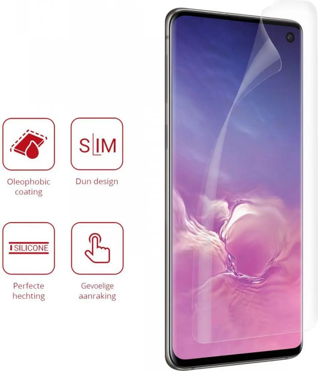 Rosso Screen Protector Ultra Clear - Samsung Galaxy S10 - 2 Stuks
