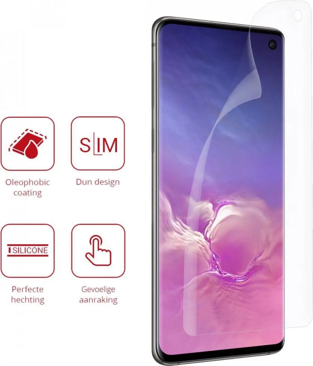 Rosso Screen Protector Ultra Clear - Samsung Galaxy S10 - 2 Stuks