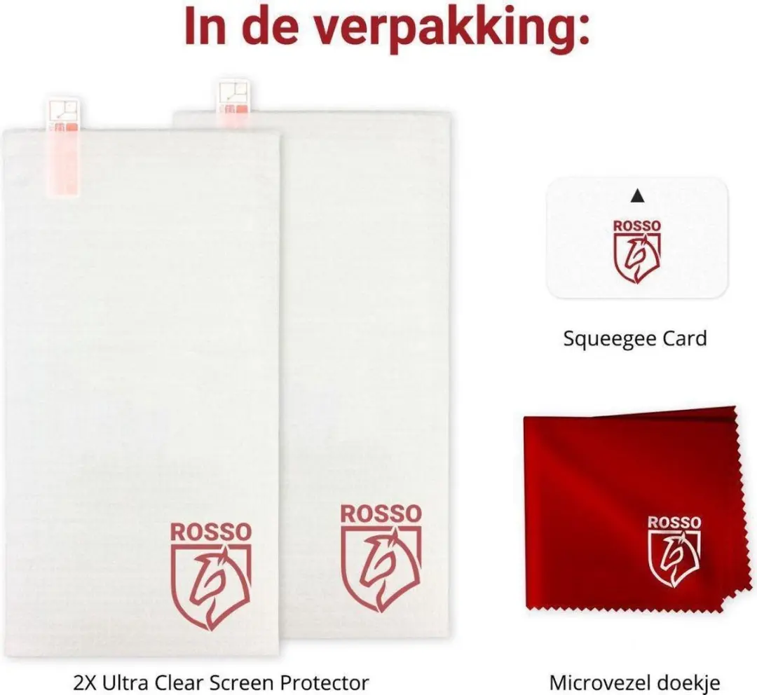 Rosso Screen Protector Ultra Clear - Samsung Galaxy Note20 - 2 Stuks