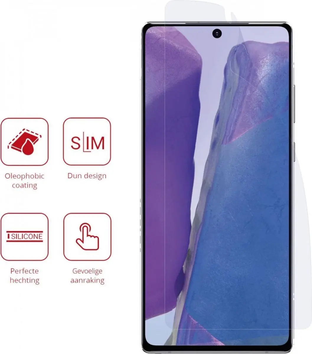 Rosso Screen Protector Ultra Clear - Samsung Galaxy Note20 - 2 Stuks