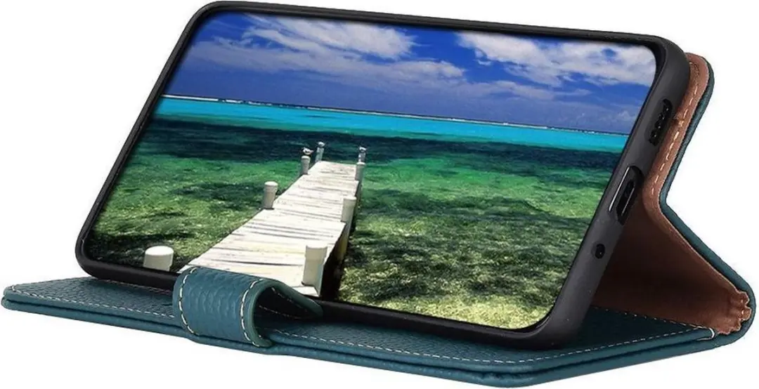 Khazneh Sony Xperia 1 III Wallet Hoesje - Groen