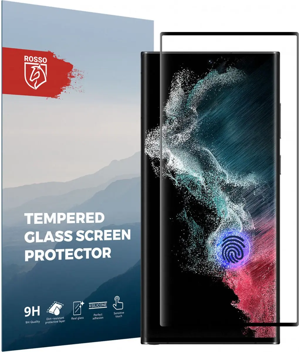 Rosso 9H Tempered Glass Screen Protector Geschikt voor Samsung Galaxy S22 Ultra