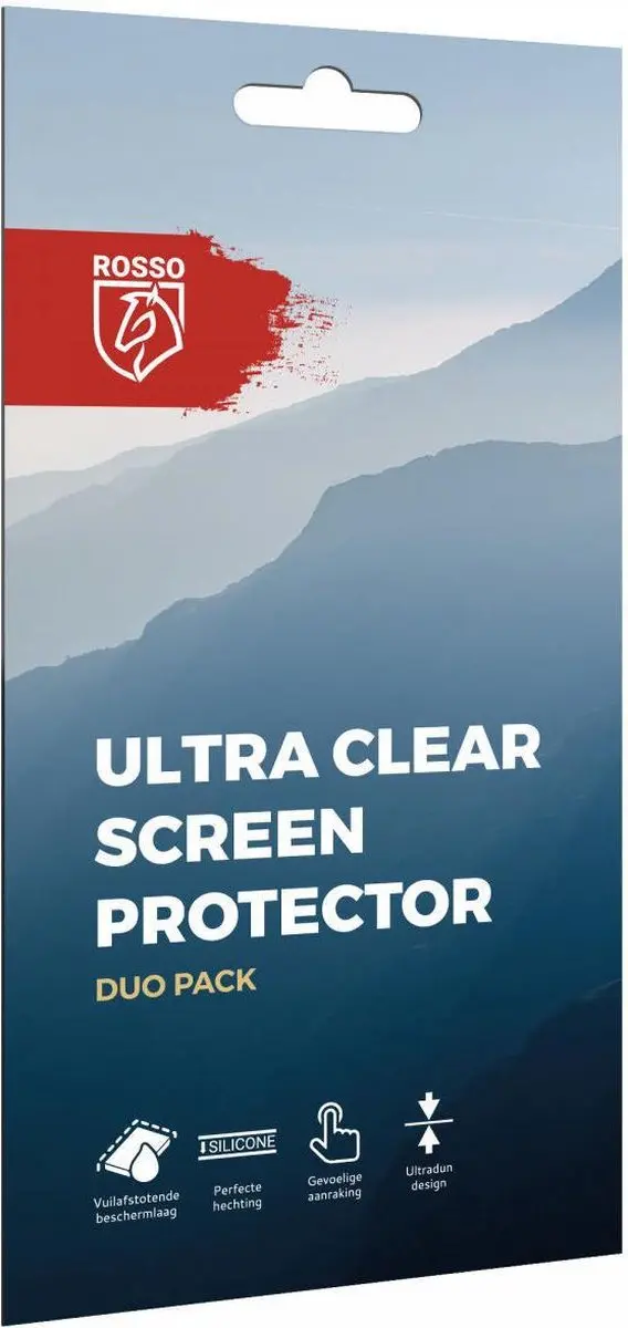 Rosso Screen Protector Ultra Clear Duo Pack Geschikt voor Samsung Galaxy A22 5G