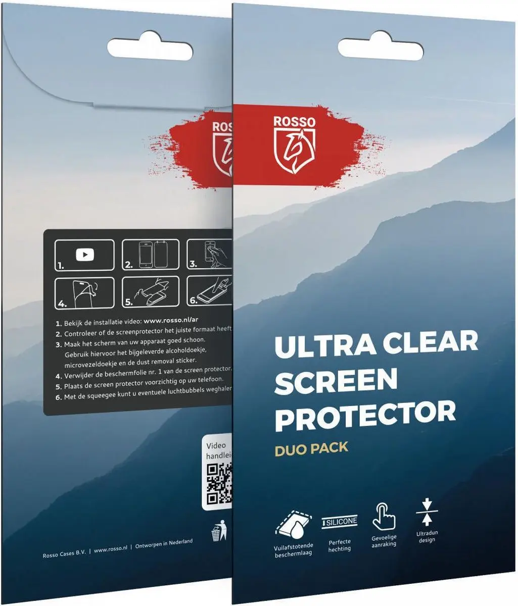 Rosso Screen Protector Ultra Clear 2 Stuks - Samsung Galaxy A22 5G