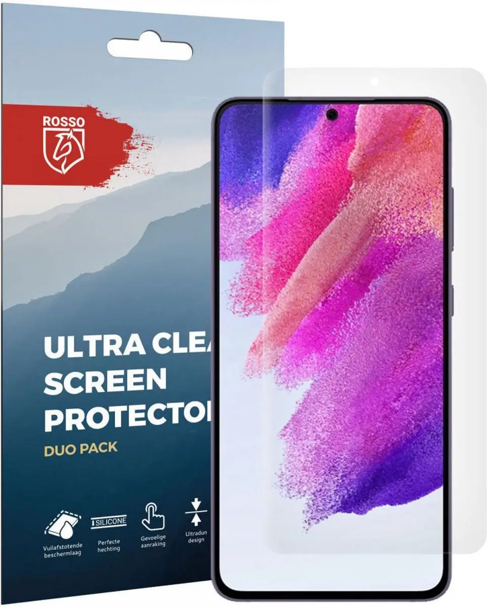 Rosso Screen Protector Ultra Clear Duo Pack Geschikt voor Samsung Galaxy S21 FE