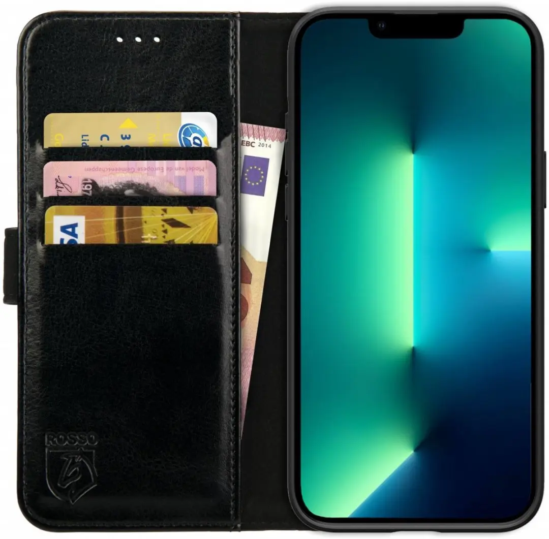 Rosso Element Book Case Wallet Hoesje Geschikt voor Apple iPhone 13 Pro Max